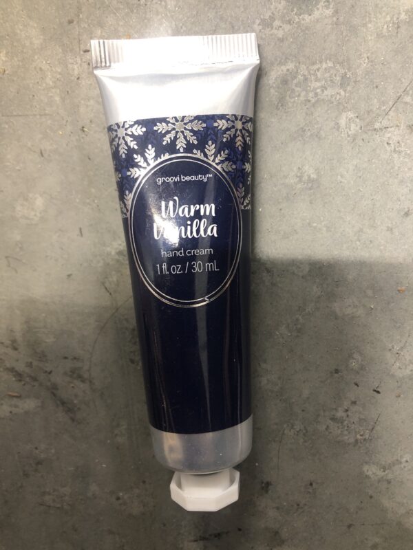 Groovi beauty hand cream- warm vanilla