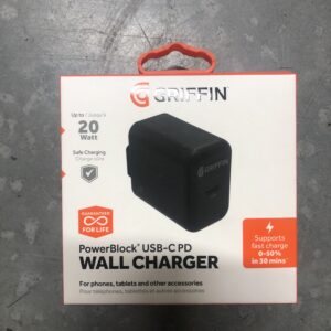 Griffin wall charger block for USB-C