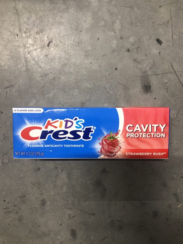 Kids crest cavity protection strawberry rush (exp. 08/2026