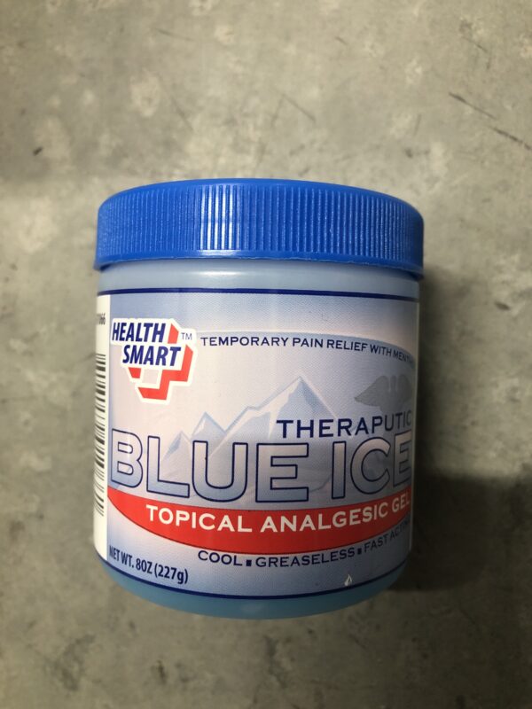 Blue ice topical pain relief cream 8oz