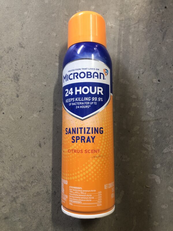 Microban sanitizing spray - citrus