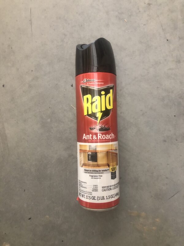 Raid ant & roach fragrance free 17.5oz