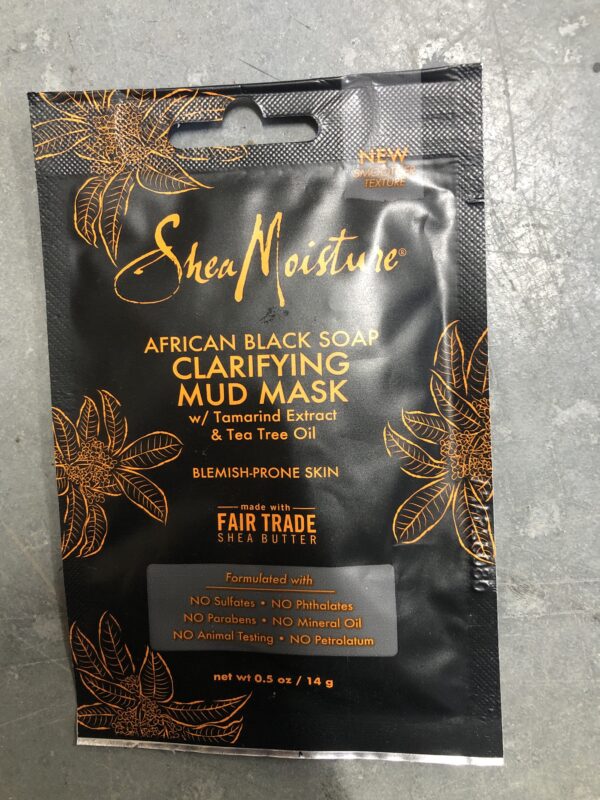 Shea Moisture clarifying mud mask