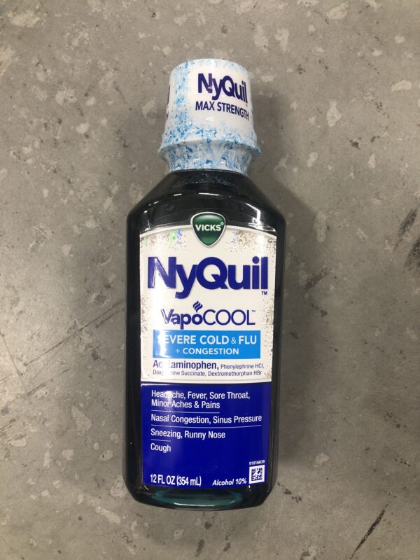 NyQuil vapocool severe cold & flu 12oz (exp. 6/2025)