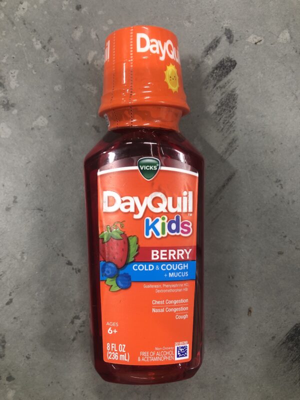 DayQuil kids berry cold & cough 8oz (exp. 11/2025)