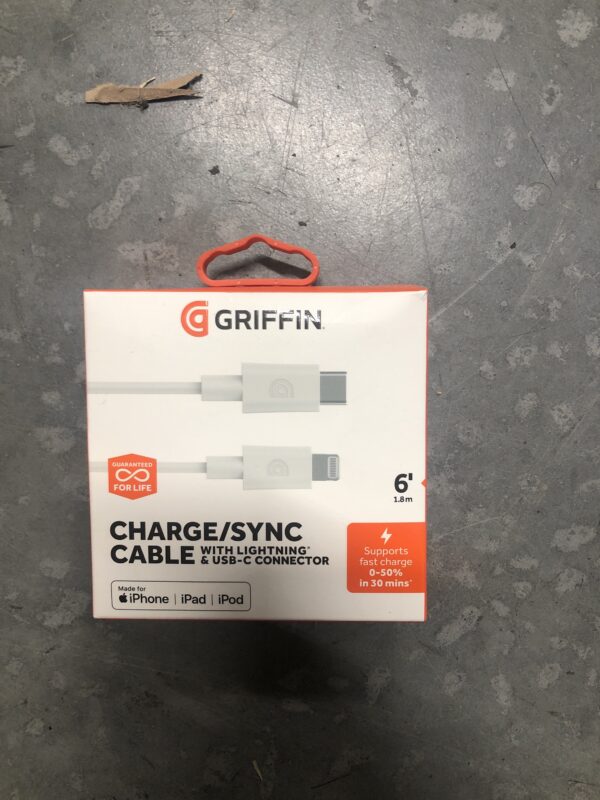 Griffin USB-C to lightning cable