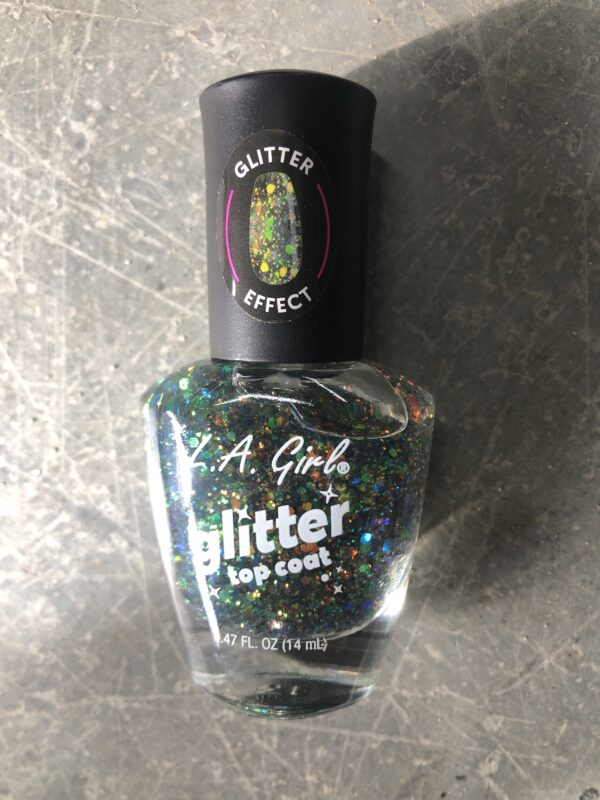 LA Girl glitter top coat