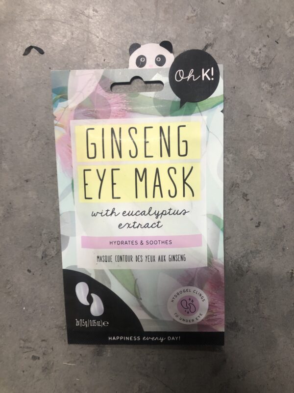 OhK! Ginseng eye mask with eucalyptus