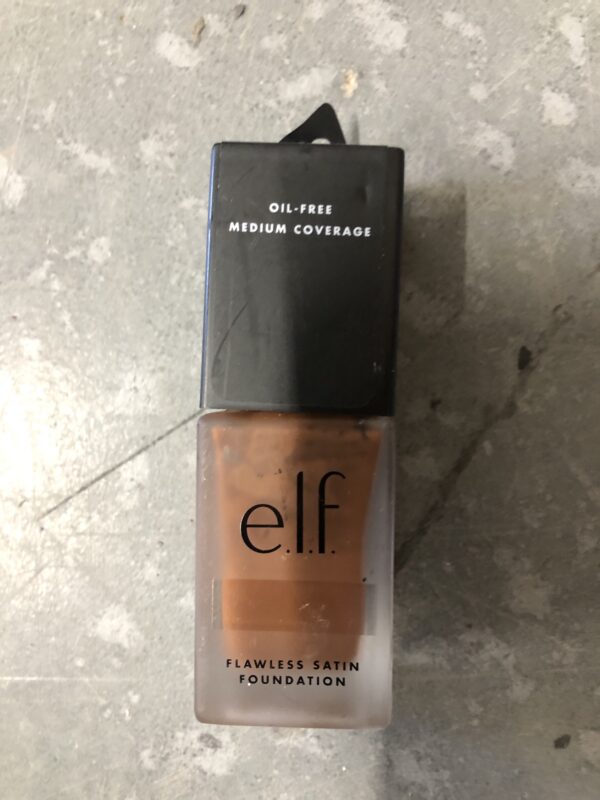 elf flawless satin foundation - chocolate