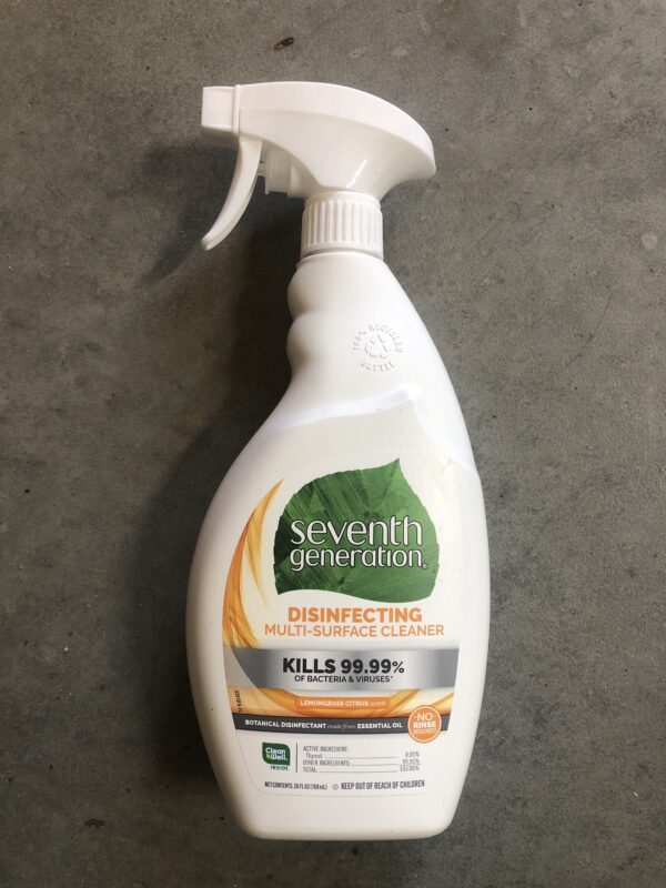 Seventh Generation disinfecting cleaner - lemongrass citrus