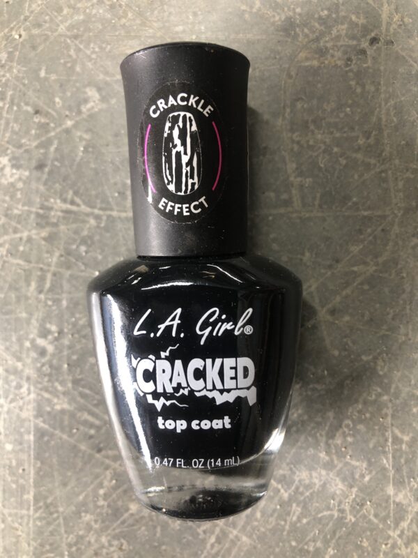 LA Girl cracked top coat - 885 black