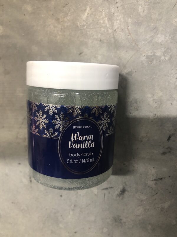 Groovi beauty body scrub - warm vanilla