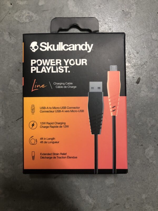 Skullcandy USB-A to micro-USB charger (orange)