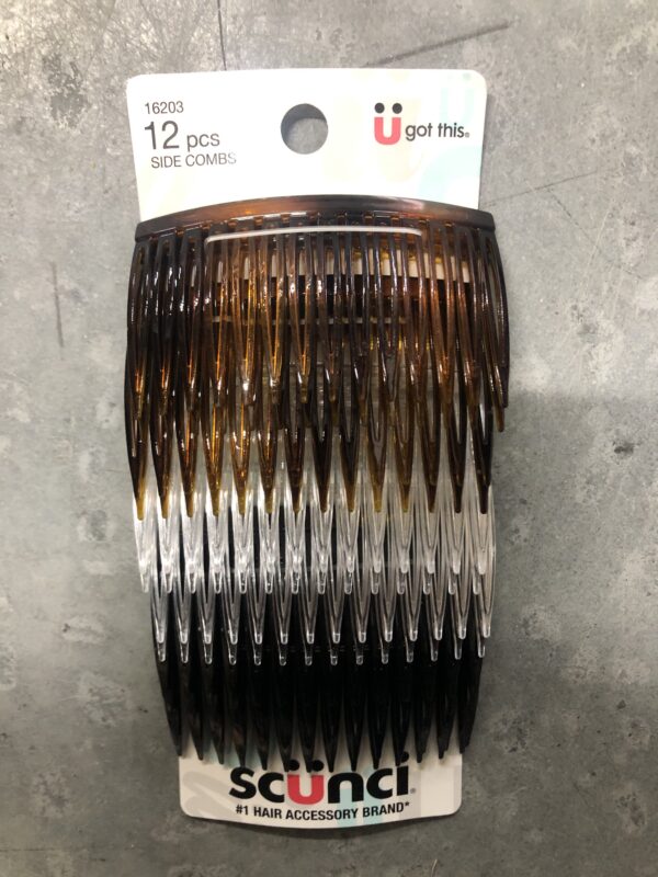 Scünci side combs 12ct