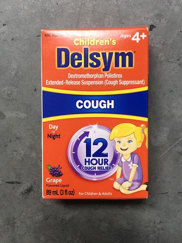 Children’s Delsym 12 hour 3oz grape (expires 09/2026)