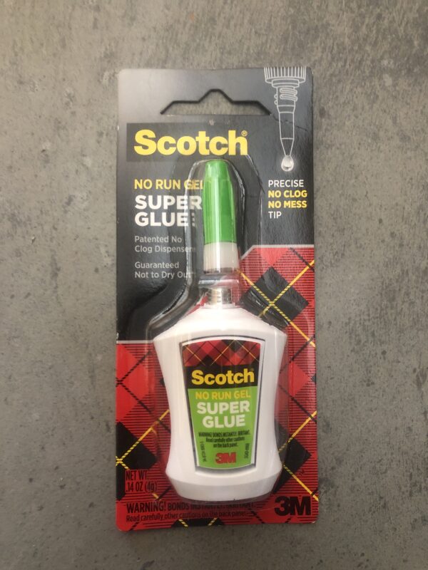 Scotch no run gel super glue 0.14oz