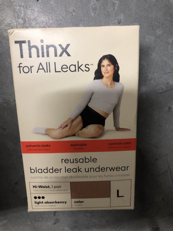 Thinx reusable leak underwear light absorbency - Large