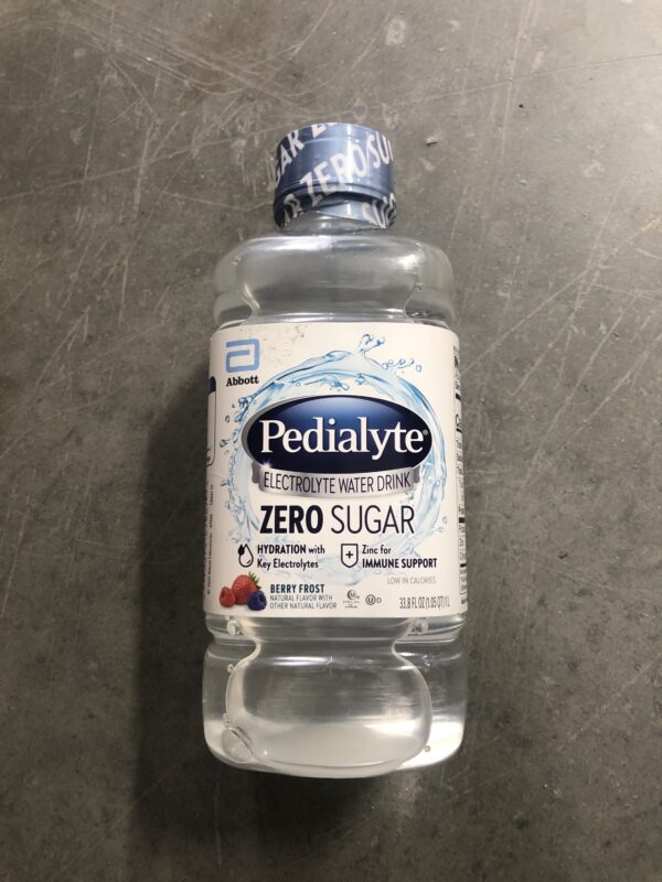 Pedialyte zero sugar berry frost 33.8oz