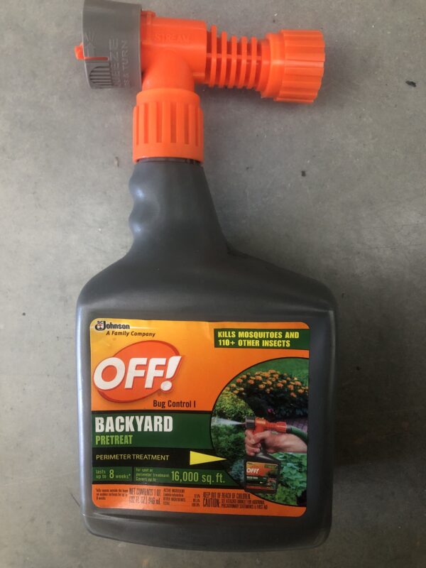 Off! Backyard pretreat spray 16000sq feet 32oz