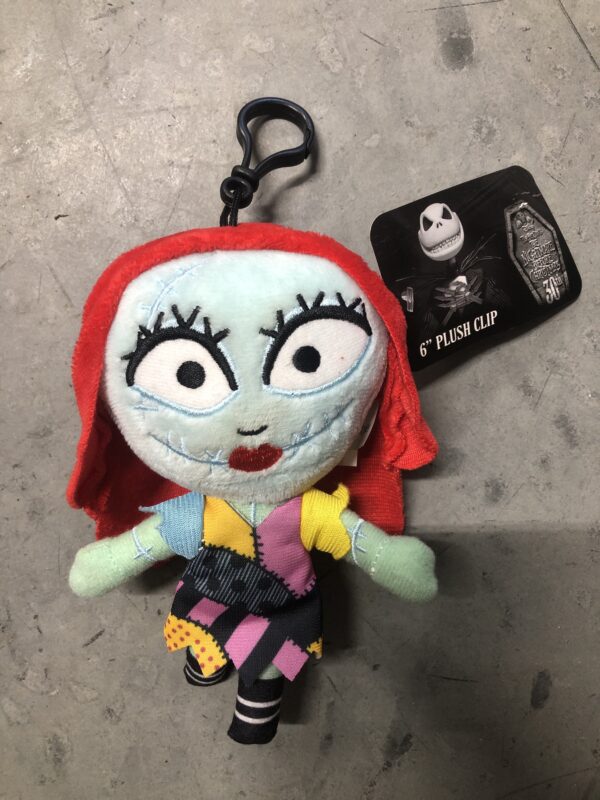 Nightmare Before Christmas Sally 6” plush clip