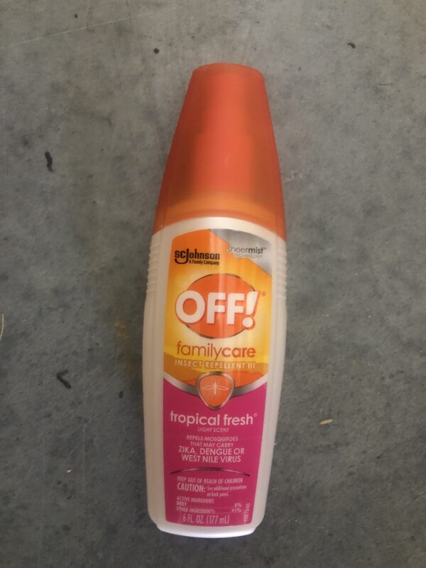 Off! Familycare insect repellent spray - tropical fresh 6oz