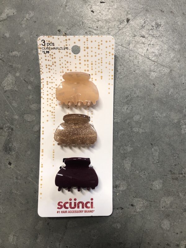 Scünci mini claw clip 3pack