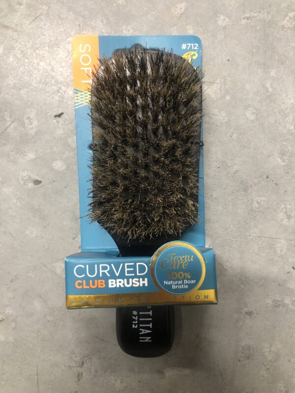 Curbed club brush