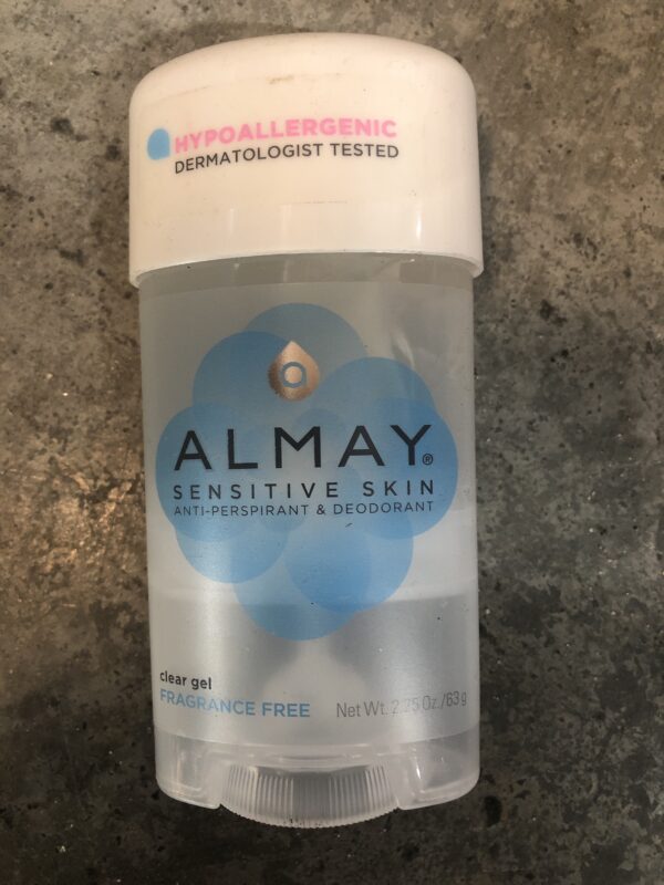 Hypoallergenic Almay sensitive skin fragrance free deodorant