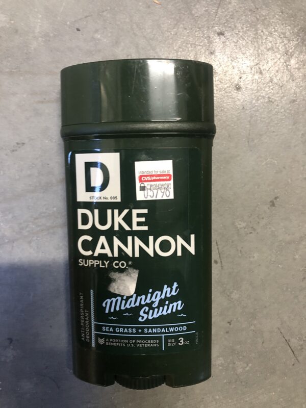 Duke Cannon midnight swim deodorant