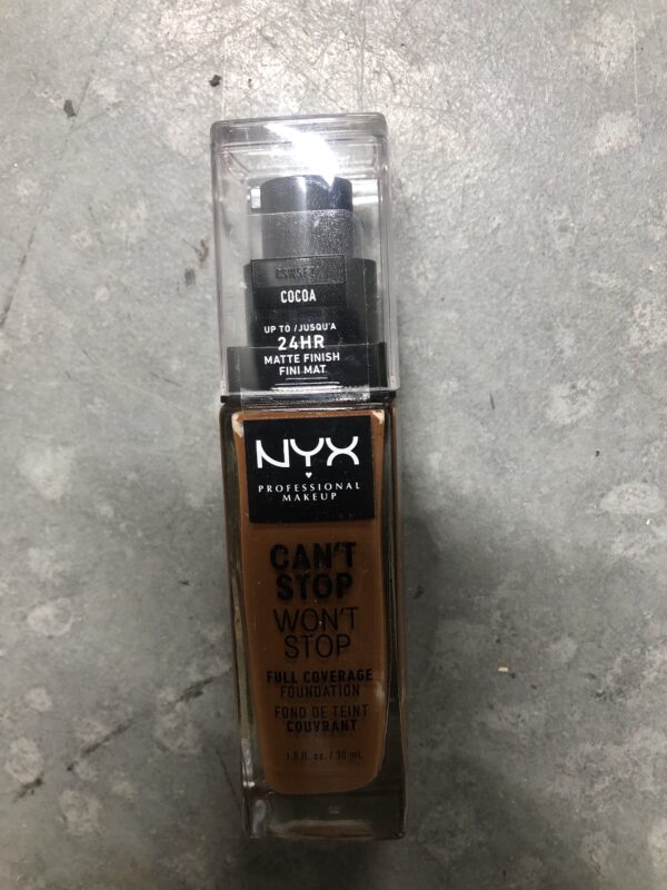 NYX Cant stop wont stop foundation - cocoa