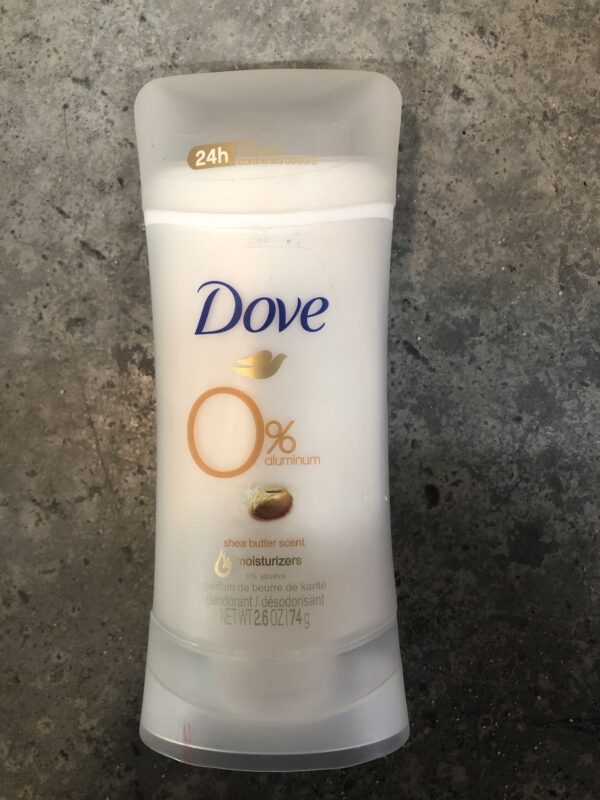 Dove 0% aluminum Shea butter scent deodorant